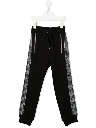 Shop Givenchy Logo-tape Detail Sweatpants In Black