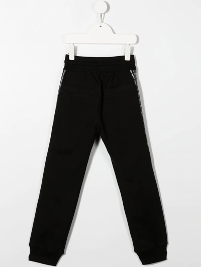 Shop Givenchy Logo-tape Detail Sweatpants In Black