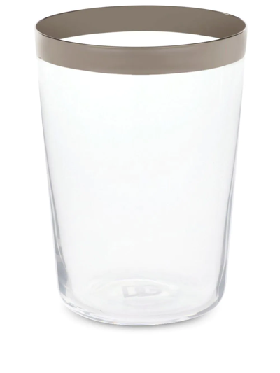 Shop Dolce & Gabbana Water Glasses (set Of 2) In White