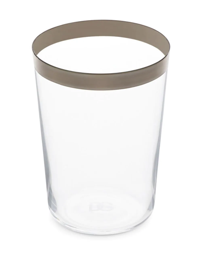 Dolce & Gabbana Water Glasses (set Of 2) In White