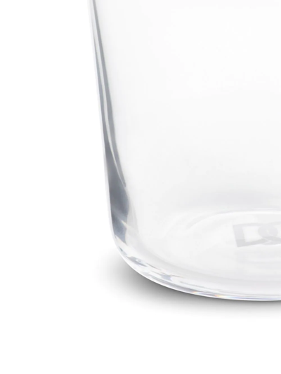 Shop Dolce & Gabbana Water Glasses (set Of 2) In White