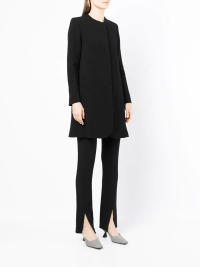 Jane Redgrave Single-breasted Coat In Black