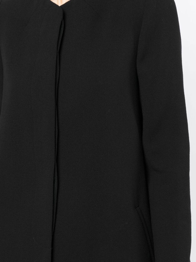 Shop Jane Redgrave Single-breasted Coat In Black