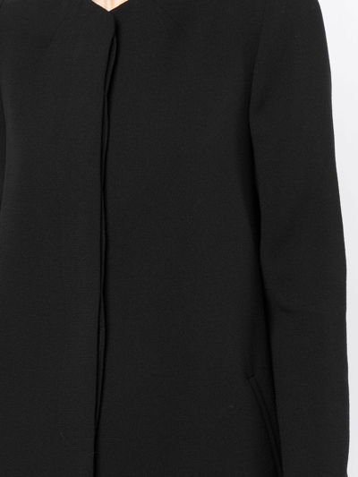 Jane Redgrave Single-breasted Coat In Black