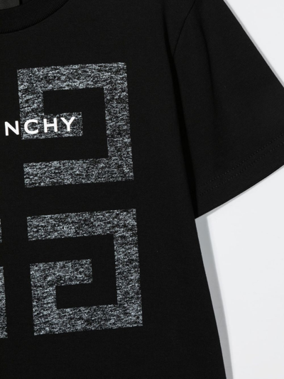 Shop Givenchy Logo-print Short-sleeve T-shirt In Black