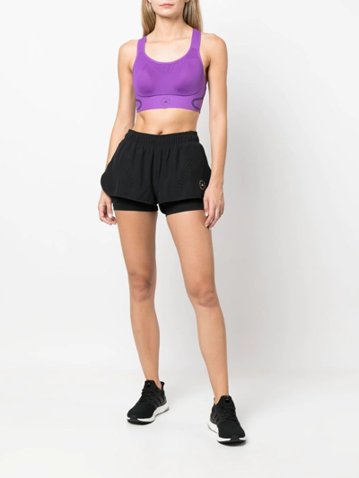 Shop Adidas Originals Truepace Running Sports Bra In Purple