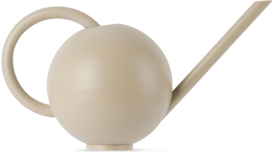 Shop Ferm Living Tan Orb Watering Can In Cashmere