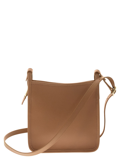 Shop Longchamp Le Foulonné - Shoulder Bag With Zip S In Caramel