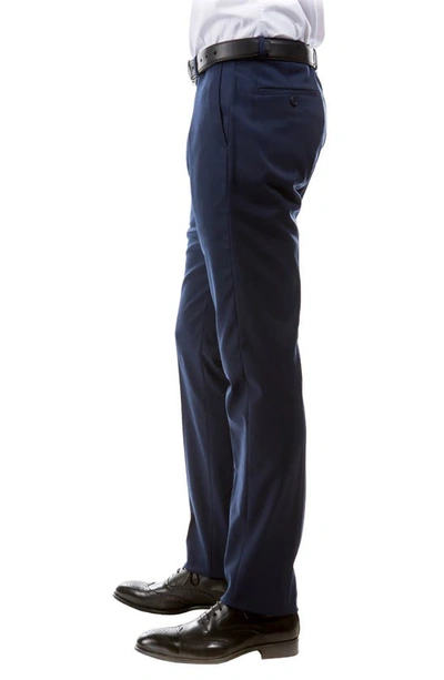 Shop Zegarie Single Dress Pants In Navy