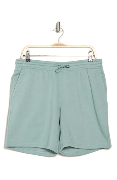 Shop Abound Fleece Knit Shorts In Teal Mineral