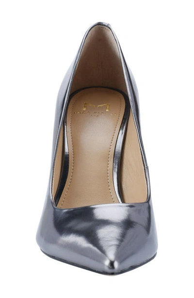 Shop Marc Fisher Ltd Sassie Pointed Toe Pump In Pewter