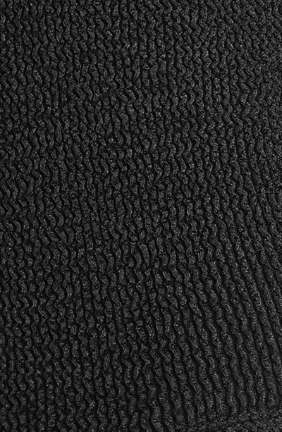 Shop Hunza G Crinkle One-piece Swimsuit In Black