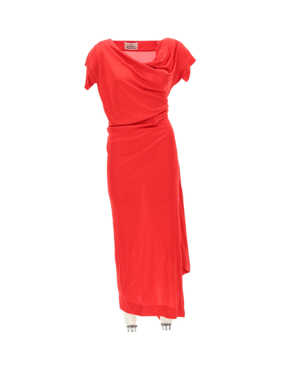 Shop Vivienne Westwood Dresses In Red