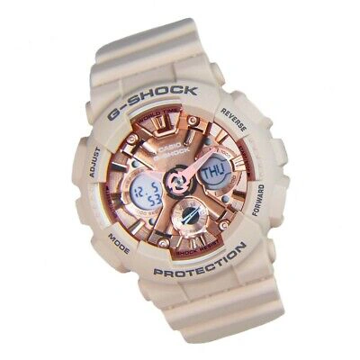Pre-owned Casio Shock White Pink Pastel Watch Gmas-110mp-4a Rrp£149