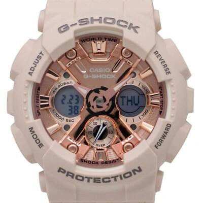 Pre-owned Casio Shock White Pink Pastel Watch Gmas-110mp-4a Rrp£149