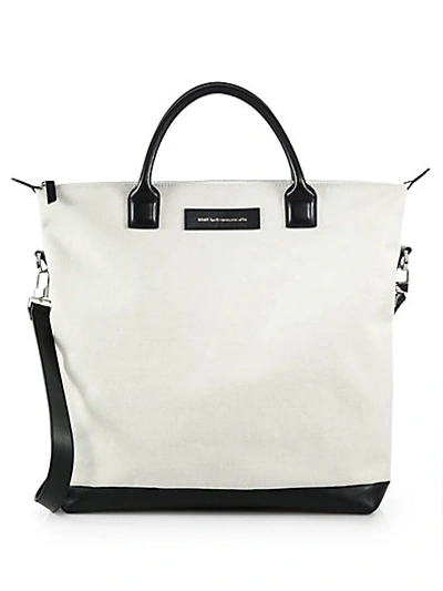 Want Les Essentiels De La Vie Ohare Shopper Tote In White-black