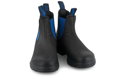 Pre-owned Blundstone Style 515 Australian Chelsea Classic Leather Boots - Black / Blue