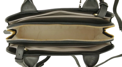 Pre-owned Radley Handbag Leather Black Medium Millbank Multiway Grab Bag Rrp £199