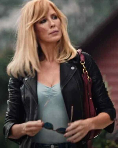 Pre-owned Style Yellowstone Season 4 Beth Dutton Leather Jacket - Black Womens Biker Jacket