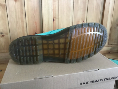 Pre-owned Dr. Martens' Dr. Martens Boots New1460 Peppermint Green Smooth Size Uk 10 Free Uk Postage