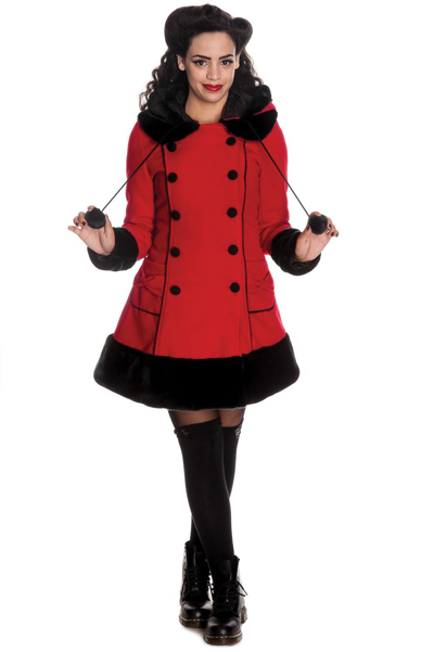 Pre owned Sarah Jane Hell Bunny Retro Coat Sizes Xs 4xl ModeSens