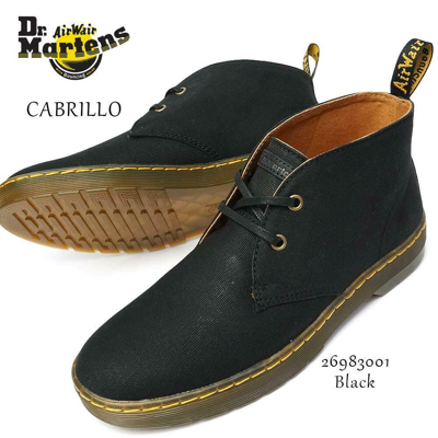 Pre-owned Dr. Martens' Dr. Martens Cabrillo Black Waxed Canvas Streeter Boots Uk 11 / Uk 13