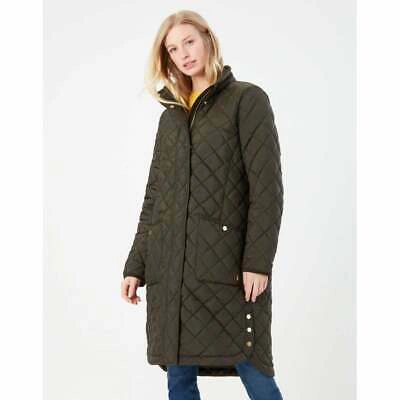 Pre-owned Joules Chatham Quilted Coat (heritage Green)