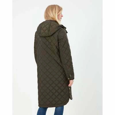 Pre-owned Joules Chatham Quilted Coat (heritage Green)