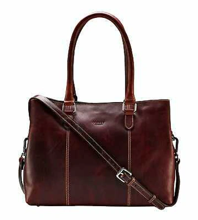 Pre owned Osprey London The Madden Leather Shoulder Workbag Brown Leather Work Bags ModeSens