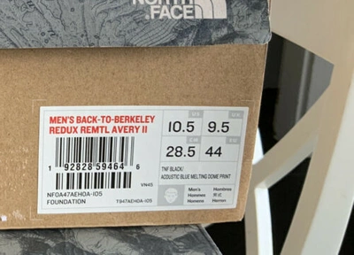 THE NORTH FACE Pre-owned North Face Mens Back To Berkeley Redux Remtl Avery 2 Boots Uk 9.5 Eu44,