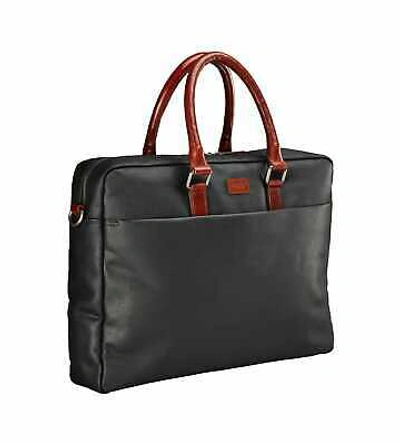 Pre-owned Osprey London The Grantham Waxed Canvas & Leather Laptop Bag - Grey Canvas La...