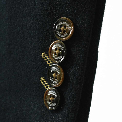 Pre-owned Lambretta Cagney Overcoat Crombie Navy