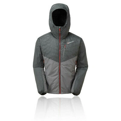 Pre-owned Montané Montane Mens Prism Jacket Top - Grey Sports Outdoors Full Zip Hooded Warm