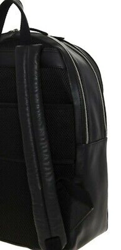Pre-owned Duchamp London Men's Leather Backpack, Black