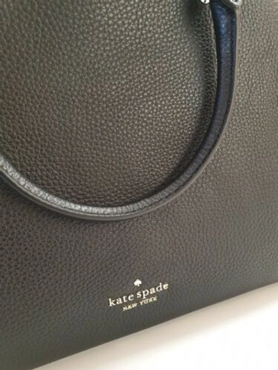 Pre-owned Kate Spade Black Crossbody Satchel Bag. Grab Handles, Leather, Medium. £425