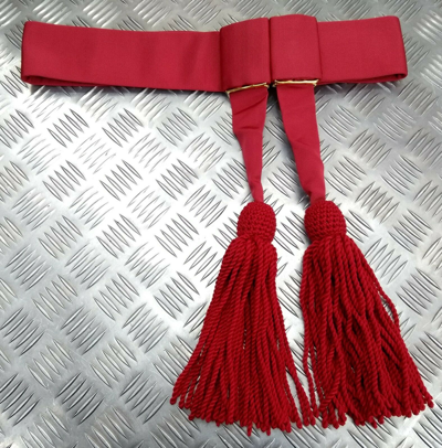 Pre-owned Hobson's Waist Sash Officers Scarlet / Red Ceremonial Genuine  British Forces Army - | ModeSens