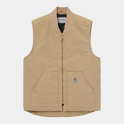 Pre-owned Carhartt - Men's Classic Waistcoat - Dusty Hamilton Brown