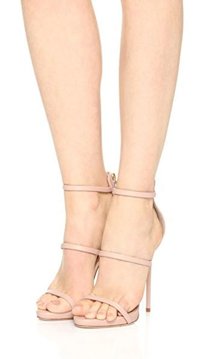 Shop Giuseppe Zanotti Strappy Sandals In Nude