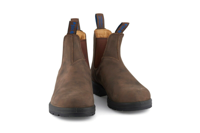 Pre-owned Blundstone 584 Rustic Brown Waterproof Thermal Leather Unisex Chelsea Ankle Boot
