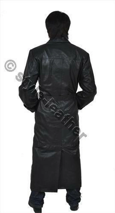 Pre owned Off pat Mens Pure Leather Goth Steampunk Gothic Van