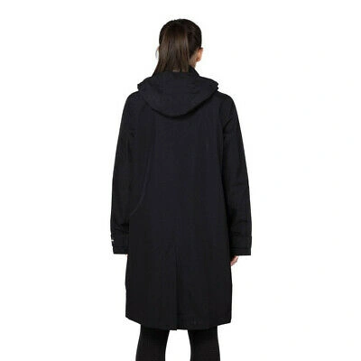 Pre-owned Jack Wolfskin Womens The Manhattan Coat Black Sports Outdoors Waterproof