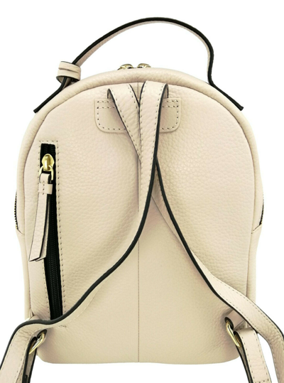 Pre-owned Radley Backpack Pink Small Leather Zip Around Blush Reeves Road Rrp £179