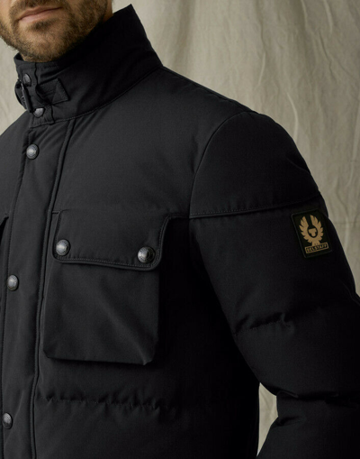 Pre-owned Belstaff Mountain 2.0 Down Filled Jacket Black Size Uk 38 Ir 48 Rrp £800