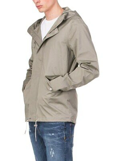 Pre-owned Elvine Rrp 260  Mens Cornell Parka 183012 Sage Grey Xl