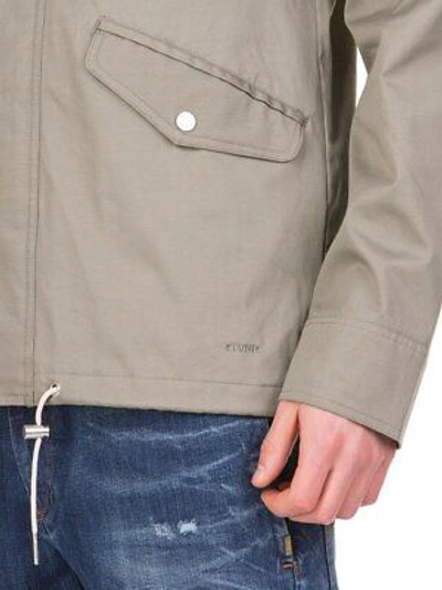 Pre-owned Elvine Rrp 260  Mens Cornell Parka 183012 Sage Grey Xl