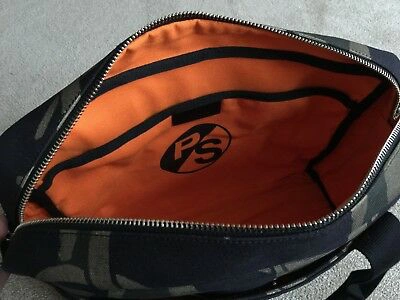 Pre-owned Paul Smith Ps  Business Messenger Folio Bag Linked Heart Camo Print