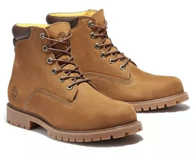 Pre-owned Timberland Basic Alburn 6 Inch Waterproof Nubuck Leather Mens Boots  Uk 9.5 Eu 44 | ModeSens