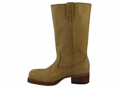 Pre-owned Loblan Rare  637 Tan Leather Men's Ladies Cowboy Boots Classic Unisex Western