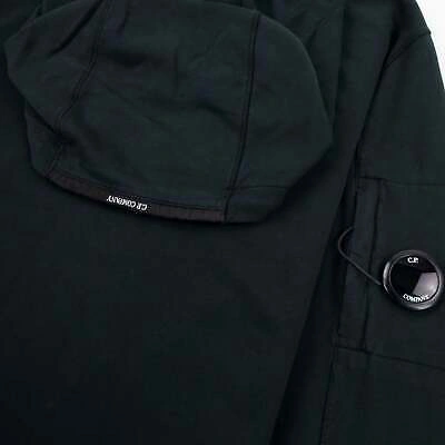 Pre-owned C.p. Company Cp Company Light Fleece Hooded Sweat Black 999