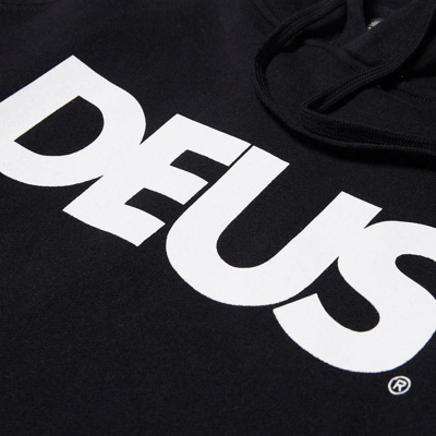 Pre-owned Deus Ex Machina Deus | All Caps Hoodie | Black | Men Hoodies
